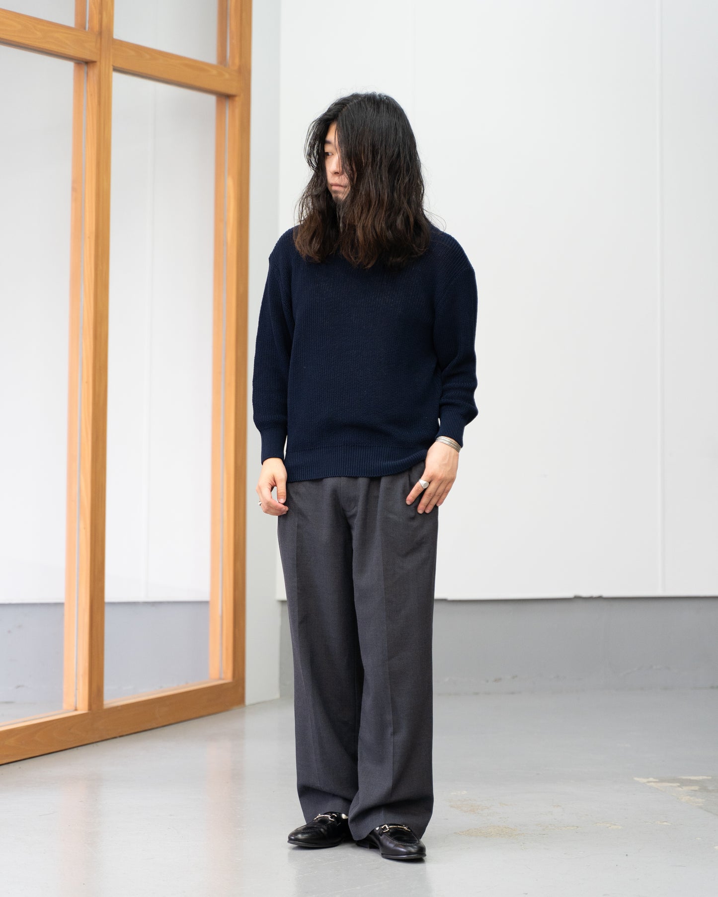 COTTON STANDARD KNIT - NAVY