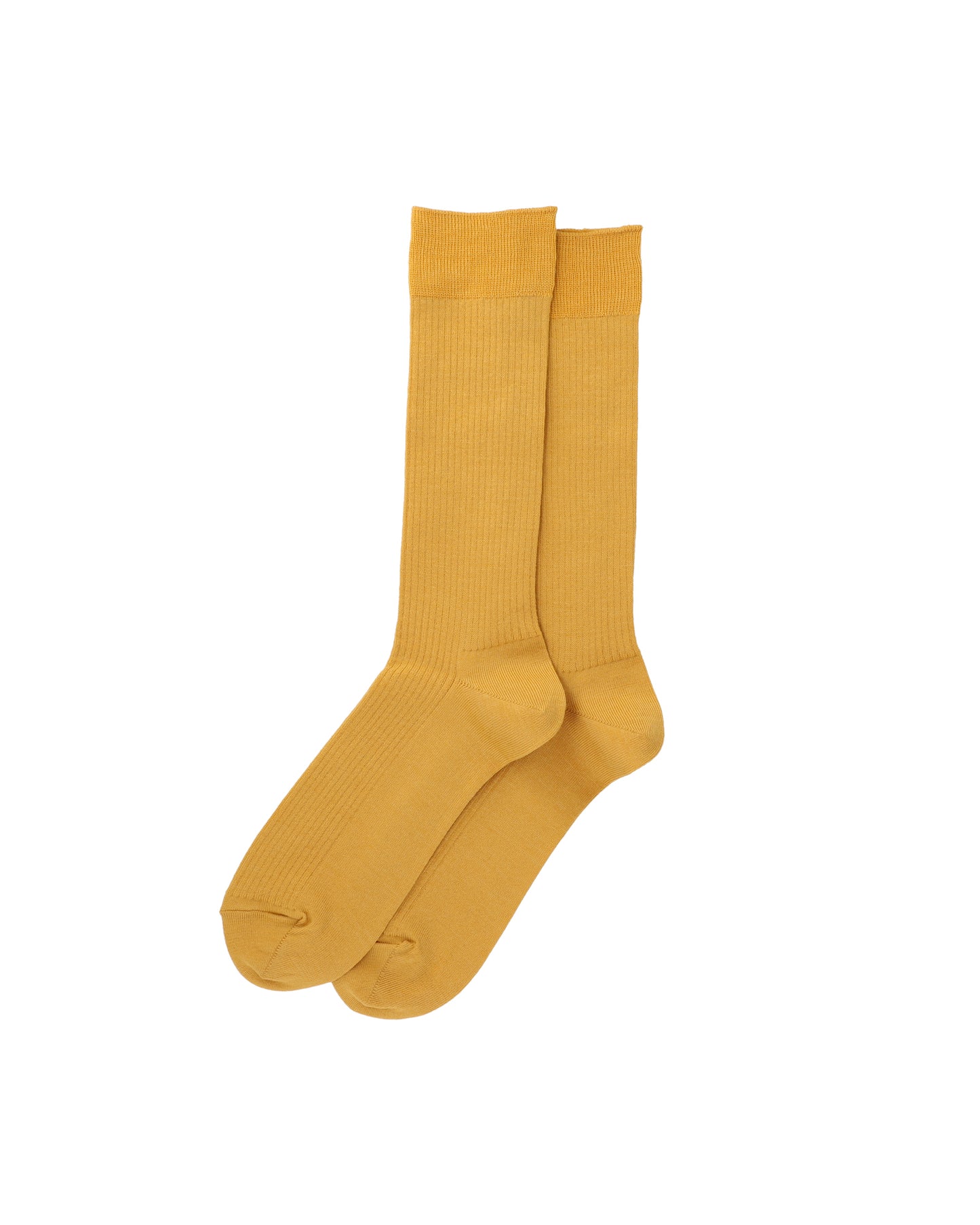 10G WOOL SILKY SOCKS - YELLOW