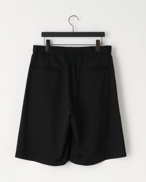 36G WOOL SHORTS - BLACK