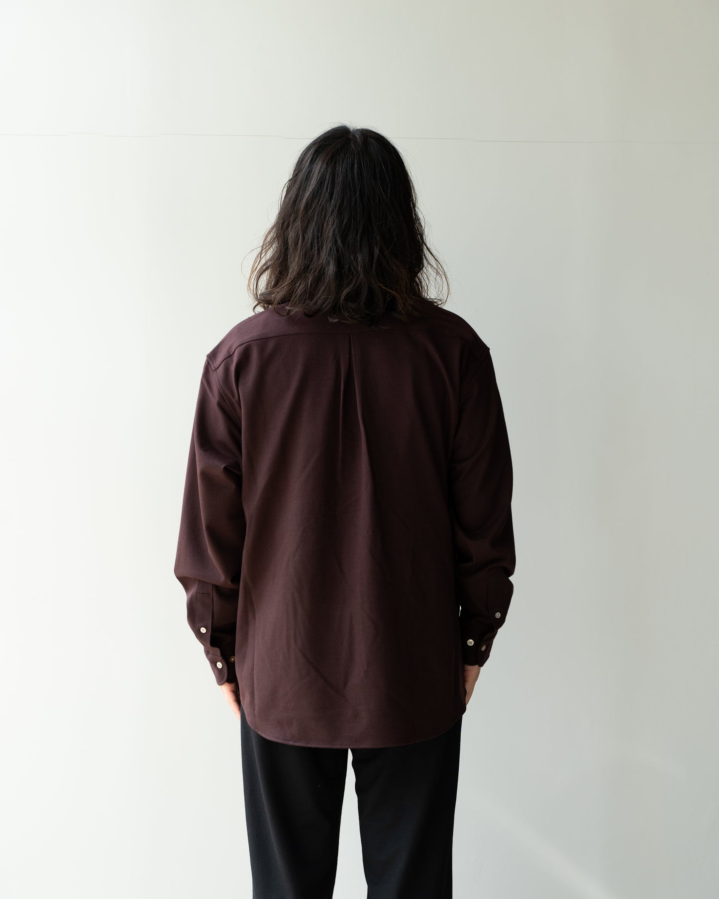 36G IDEAL WOOL SHIRT - BROWN