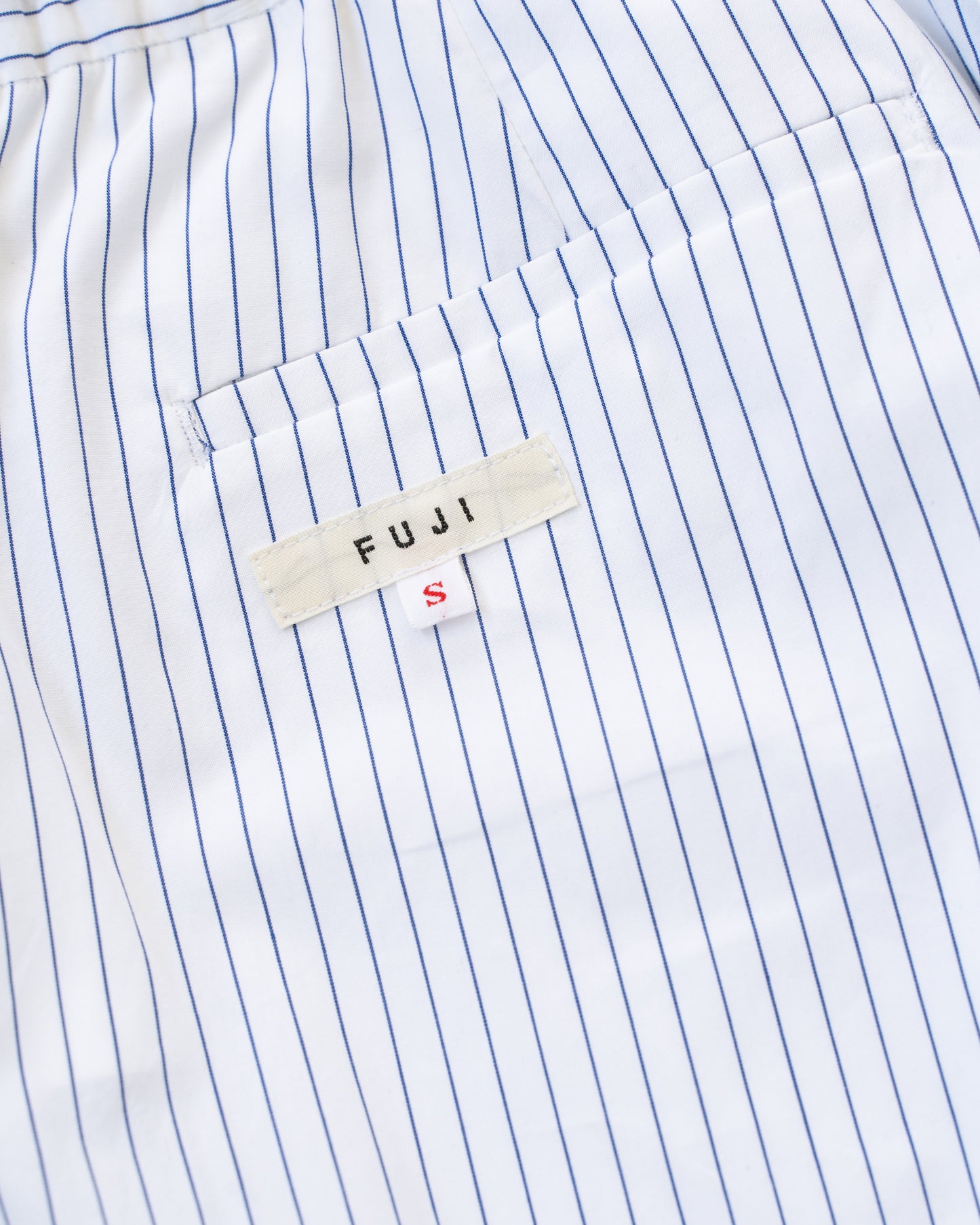 STRIPE PAJAMA SLACKS - BLUE PIN STRIPE