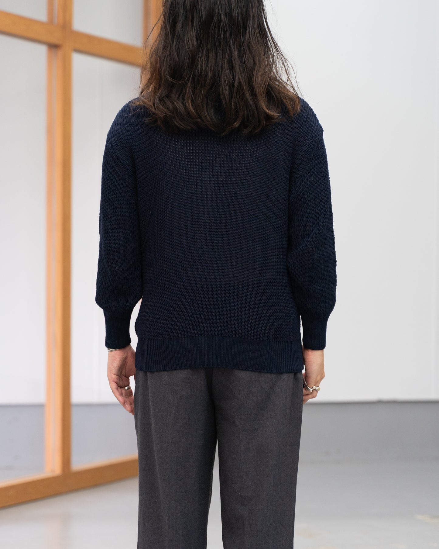 COTTON STANDARD KNIT - NAVY