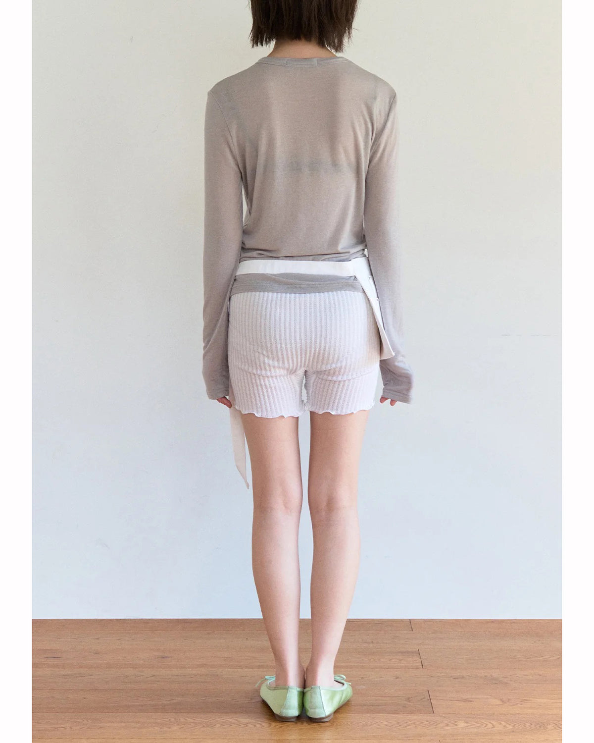 SHEER TOPS - GRAY