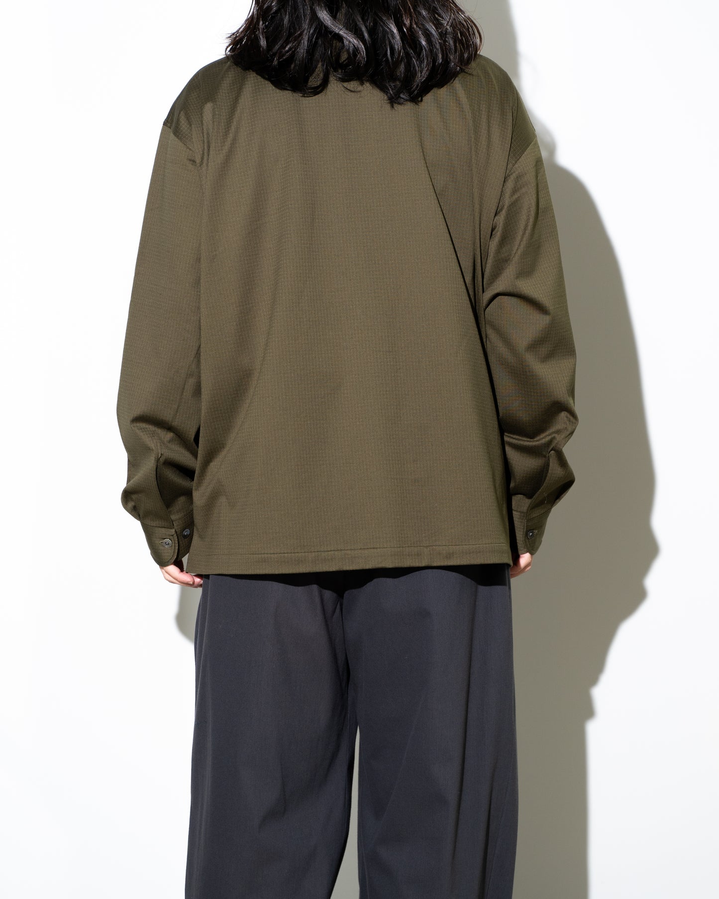 36G CHECK BALISE SHIRT - KHAKI