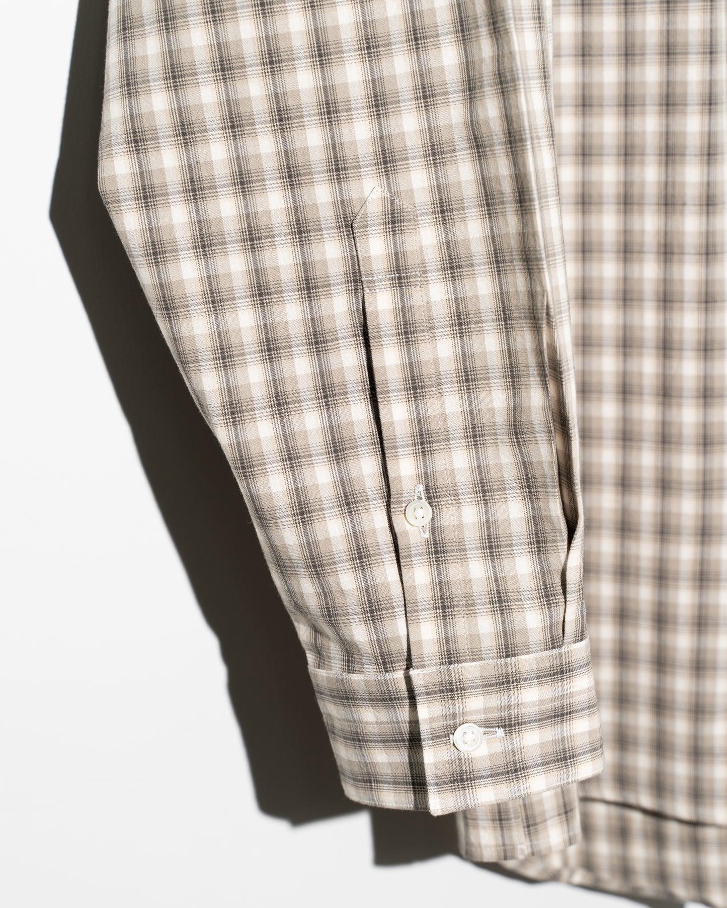 COTTON ZIP-UP HOODIE - BROWN