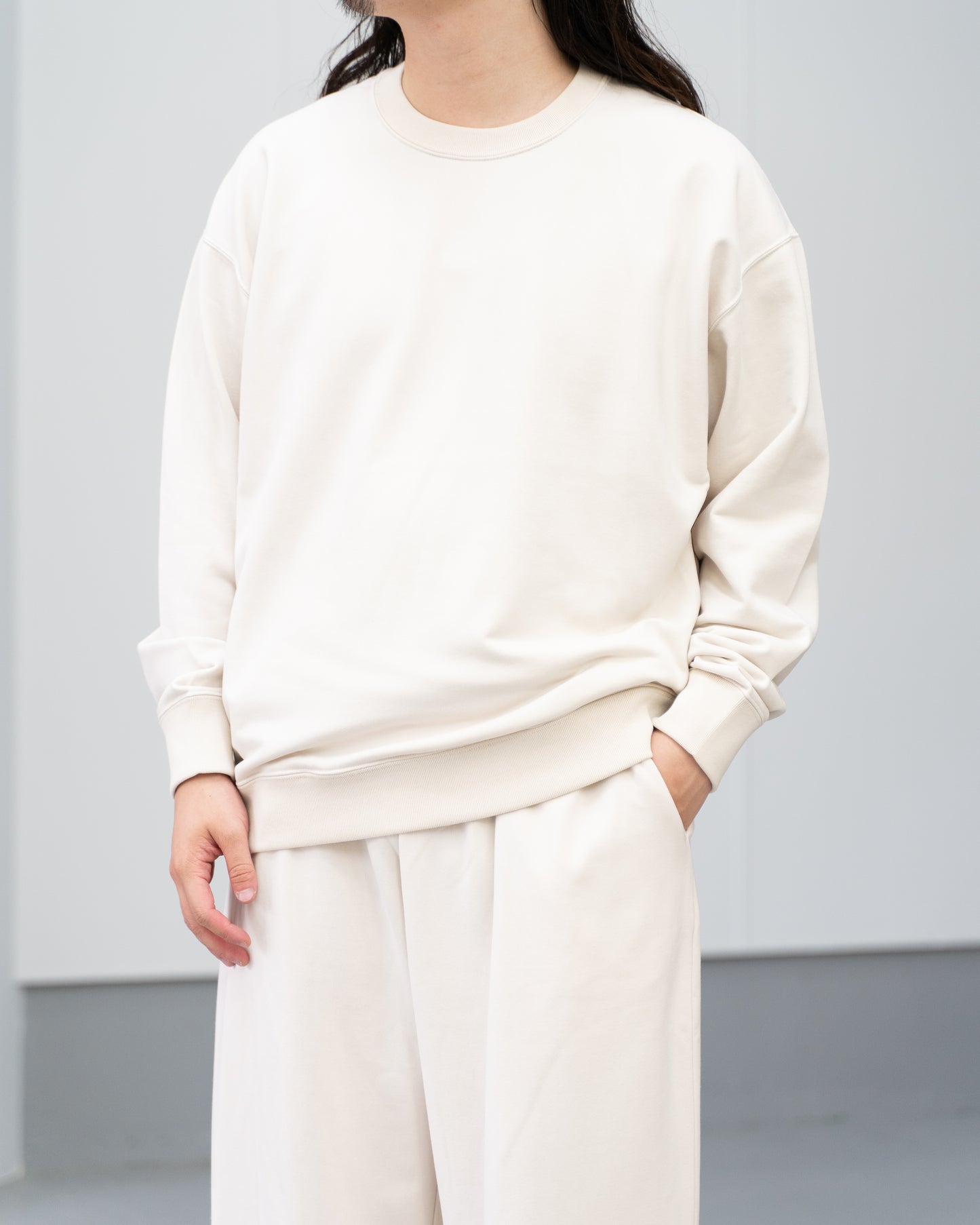 28G CUPRO PULLOVER - WHITE