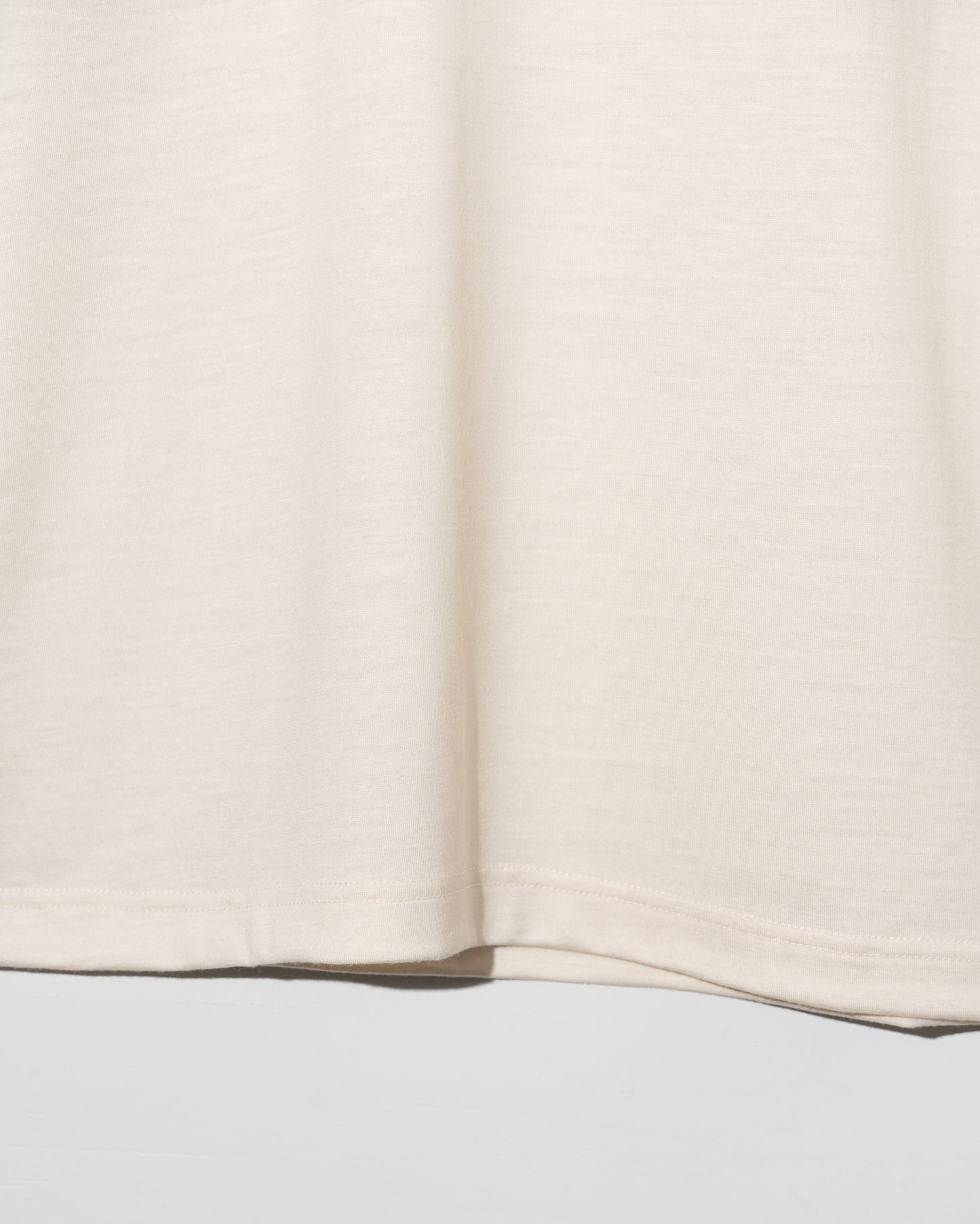 WOOL S/S T-SHIRT - IVORY