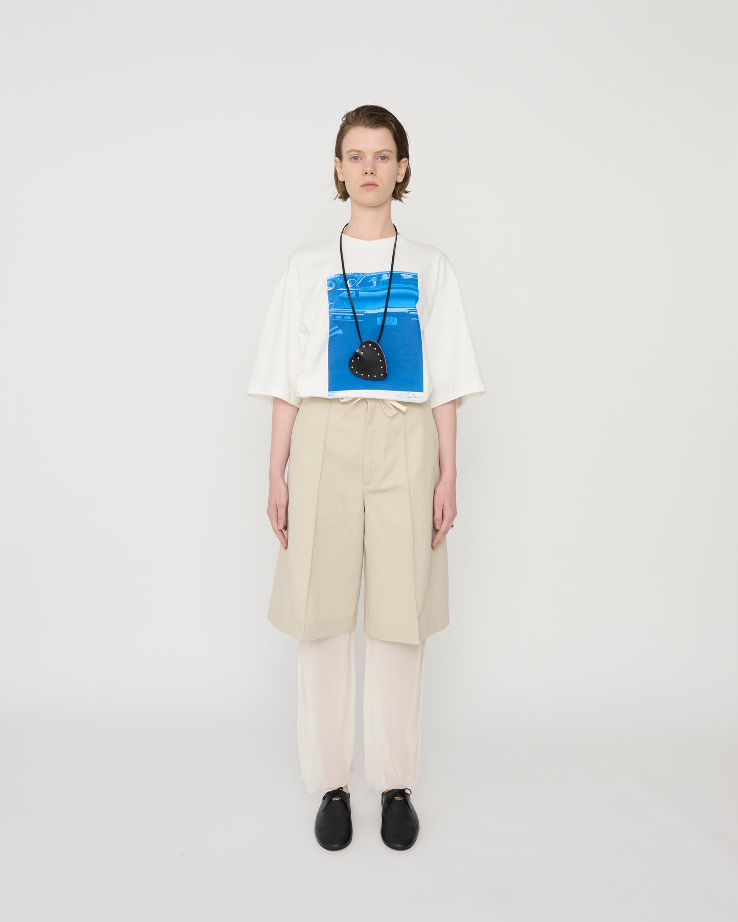 TIM BARBER BRN OUT S/S T-SHIRT - WHITE