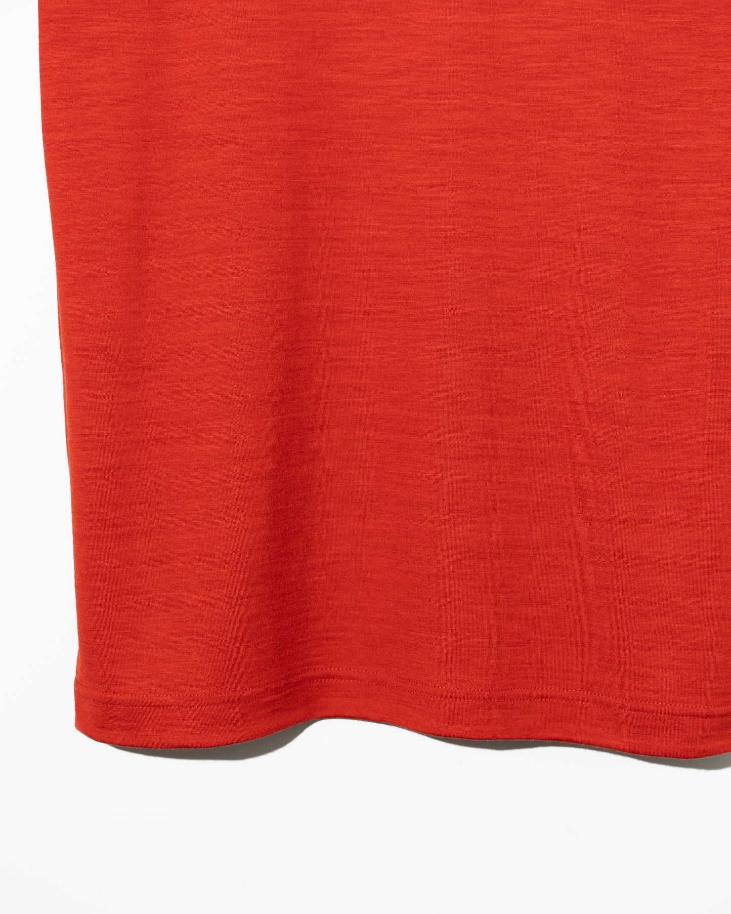 WOOL S/S T-SHIRT - RED