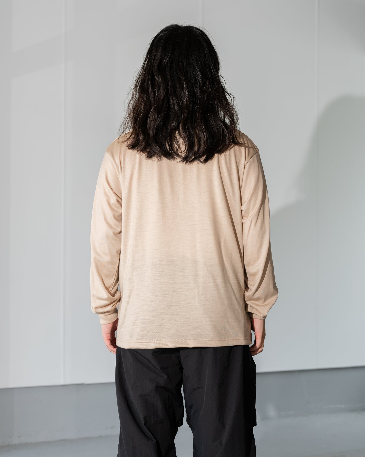 WOOL L/S T-SHIRTS - IVORY