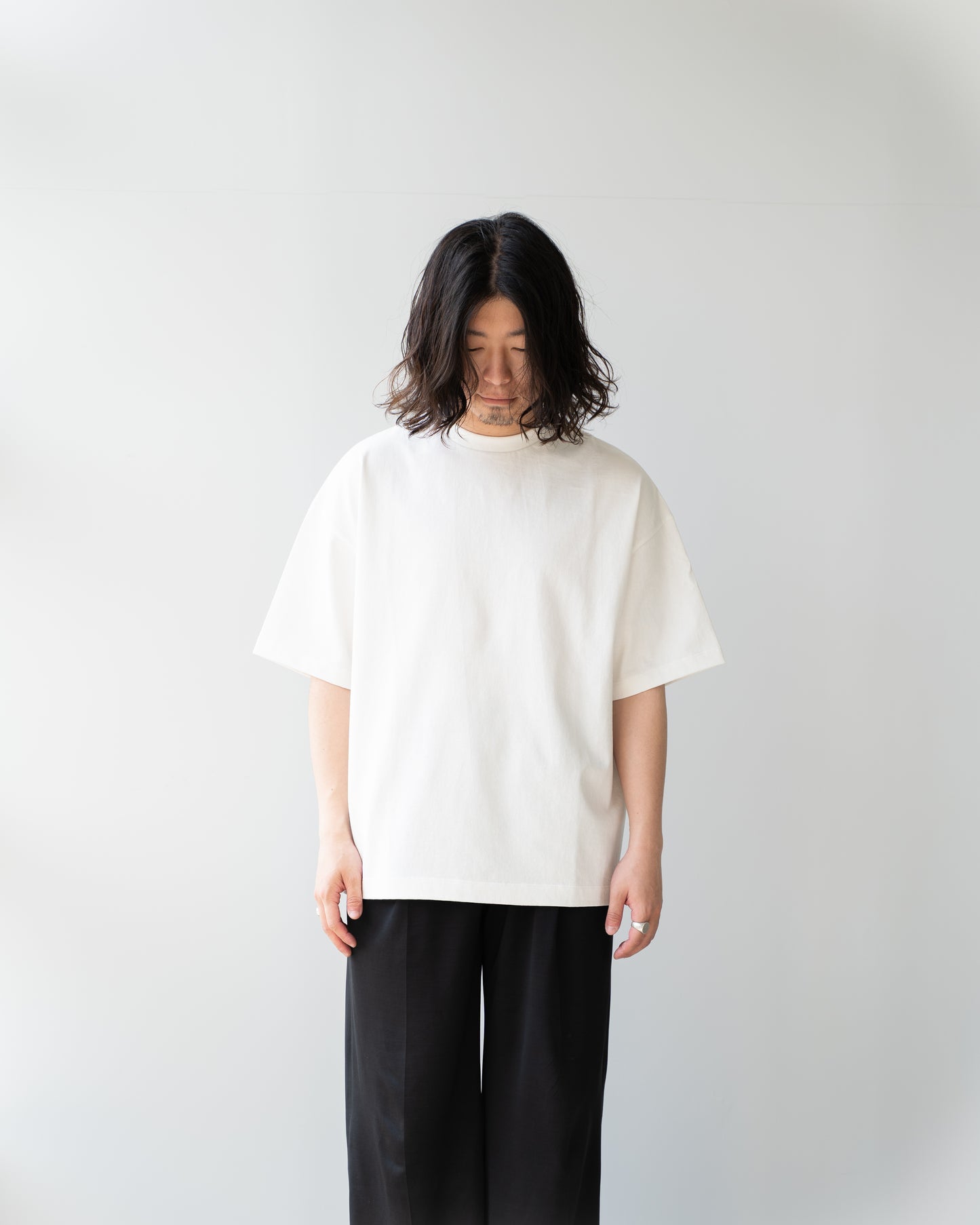 22G AIR SPINNING TEE - WHITE