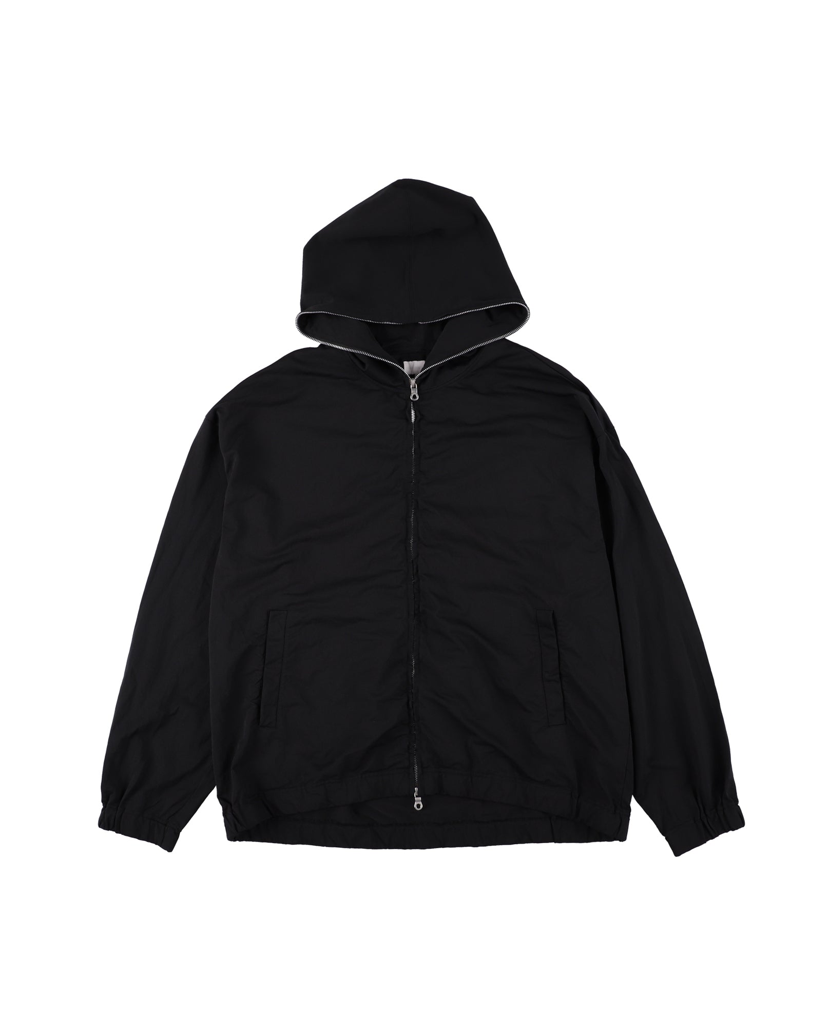 KANEMASA PHIL. 36G NYLON HOODIE BLACK DYE | HAKU公式通販