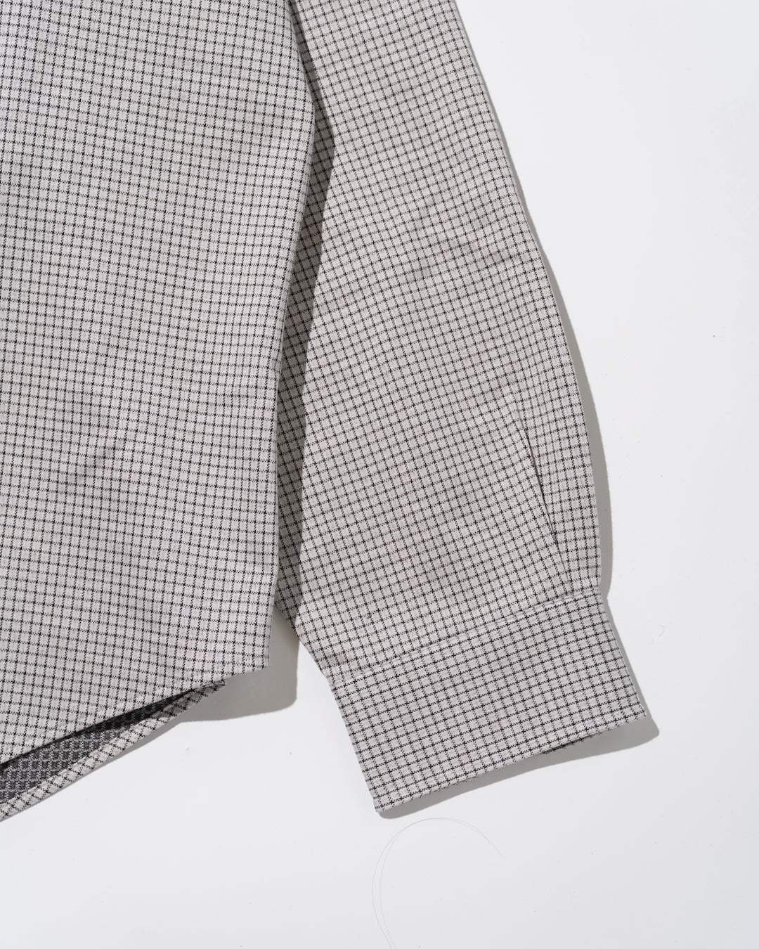36G ATMOSPHERE CHECK SHIRT - WHITE