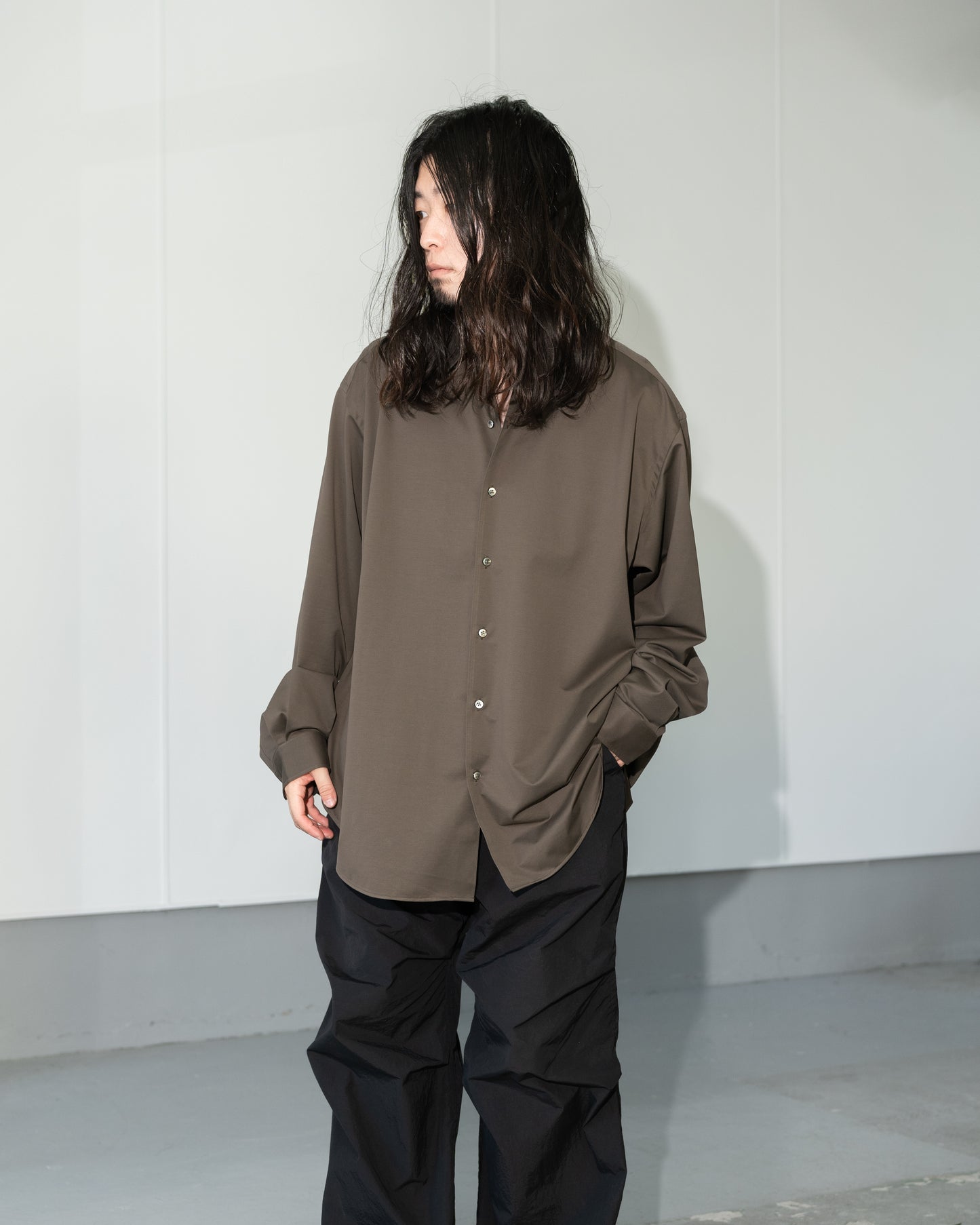 46G ATMOSPHERE SHIRT - BROWN