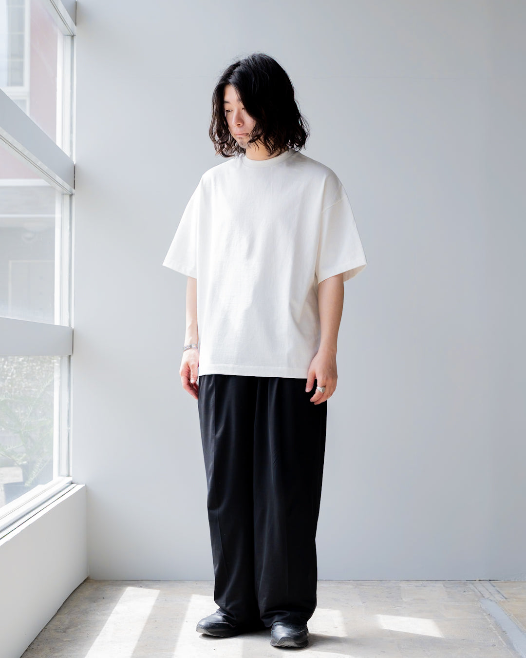 22G AIR SPINNING TEE - WHITE