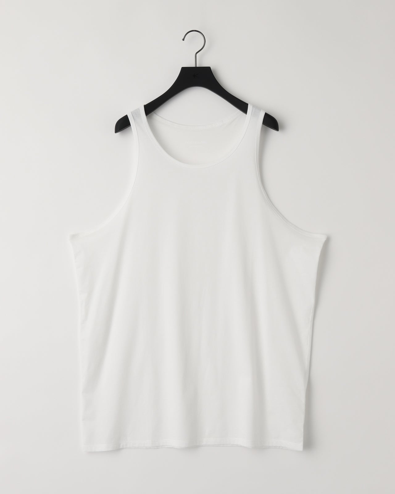 46G COTTON THIN PACK TANK - WHITE×BLACK