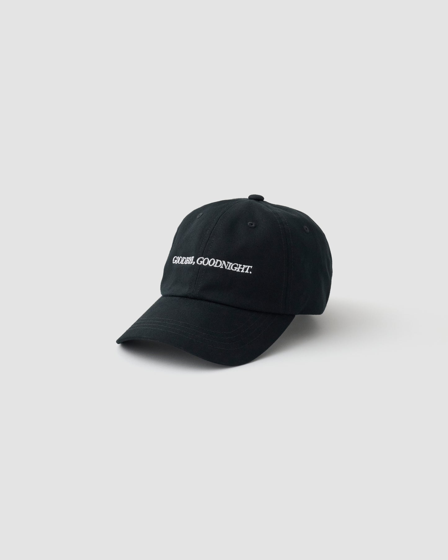 GOOD BYE GOOD NIGHT CAP - BLACK