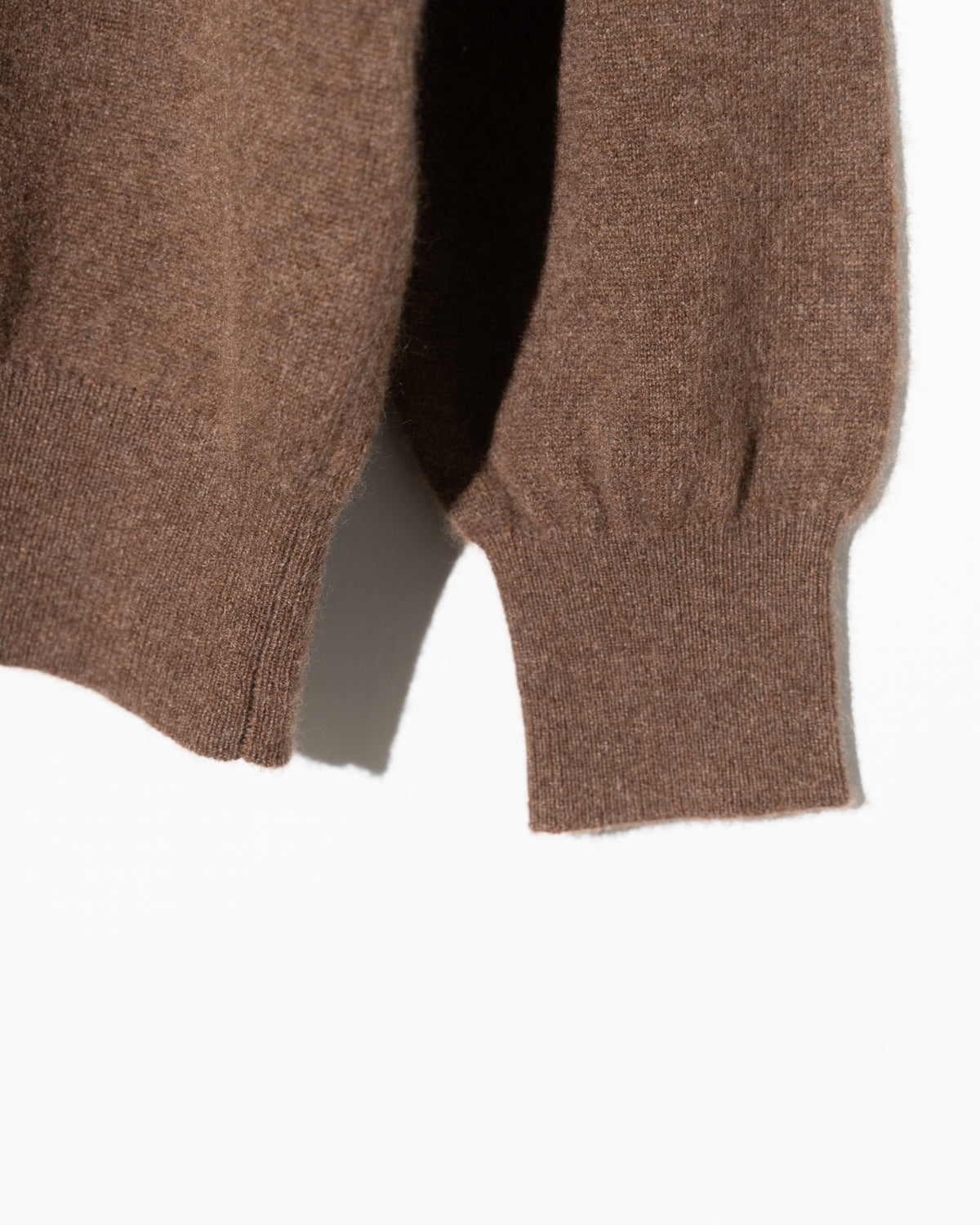 Brushed wool pullover - navy