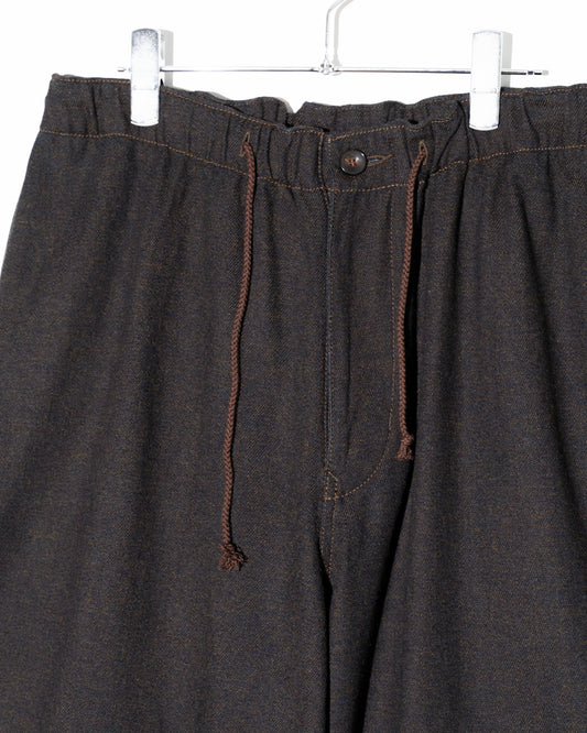 SNOW PT C/W DENIM - DARK BROWN