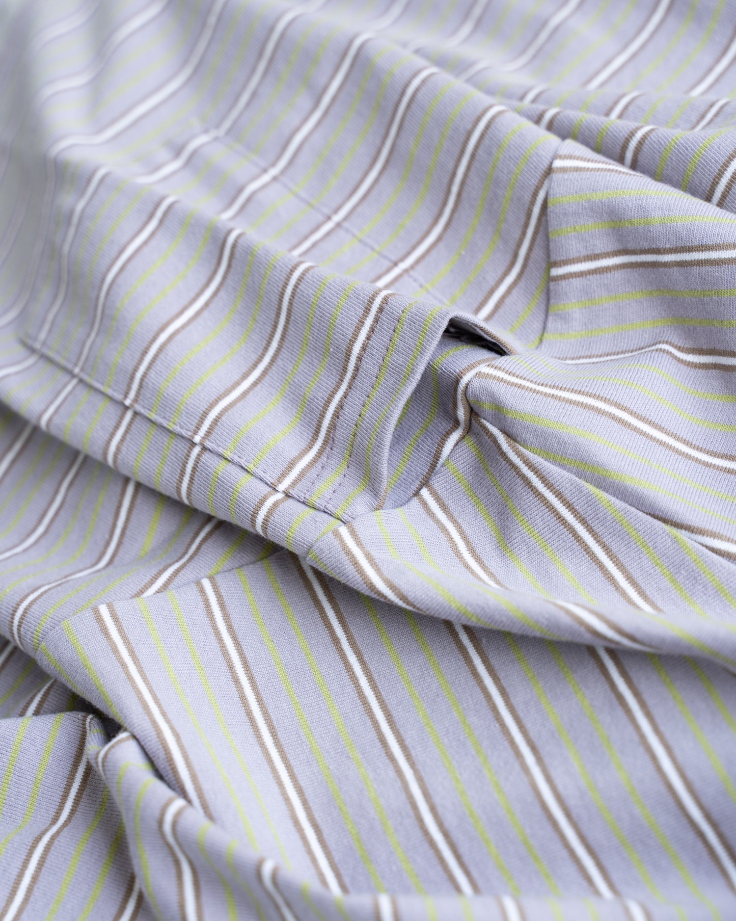 SERVICE BORDER TEE - MAUVE