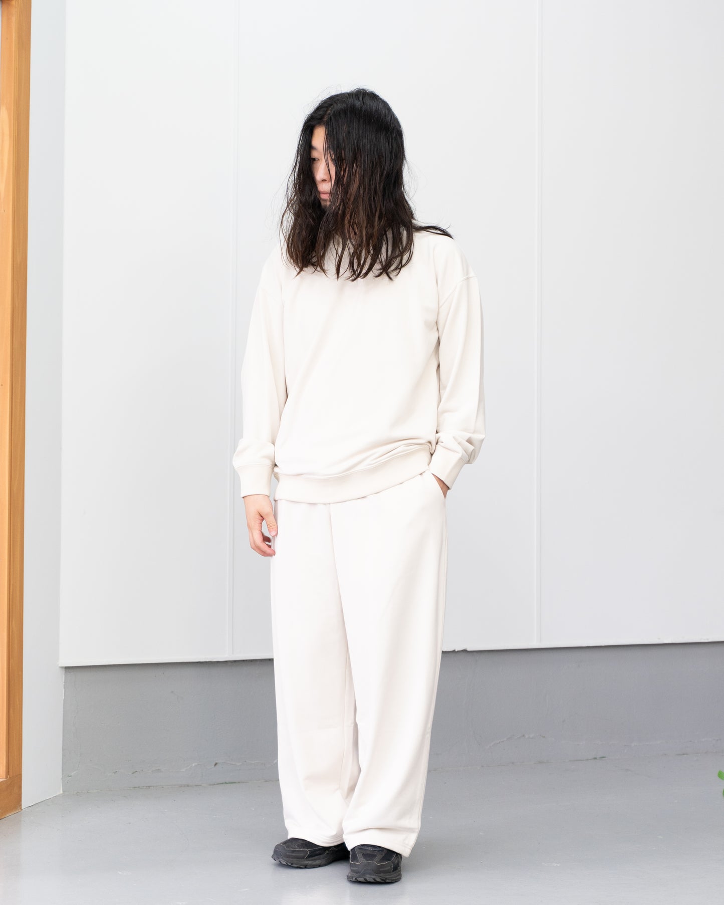 28G CUPRO PULLOVER - WHITE
