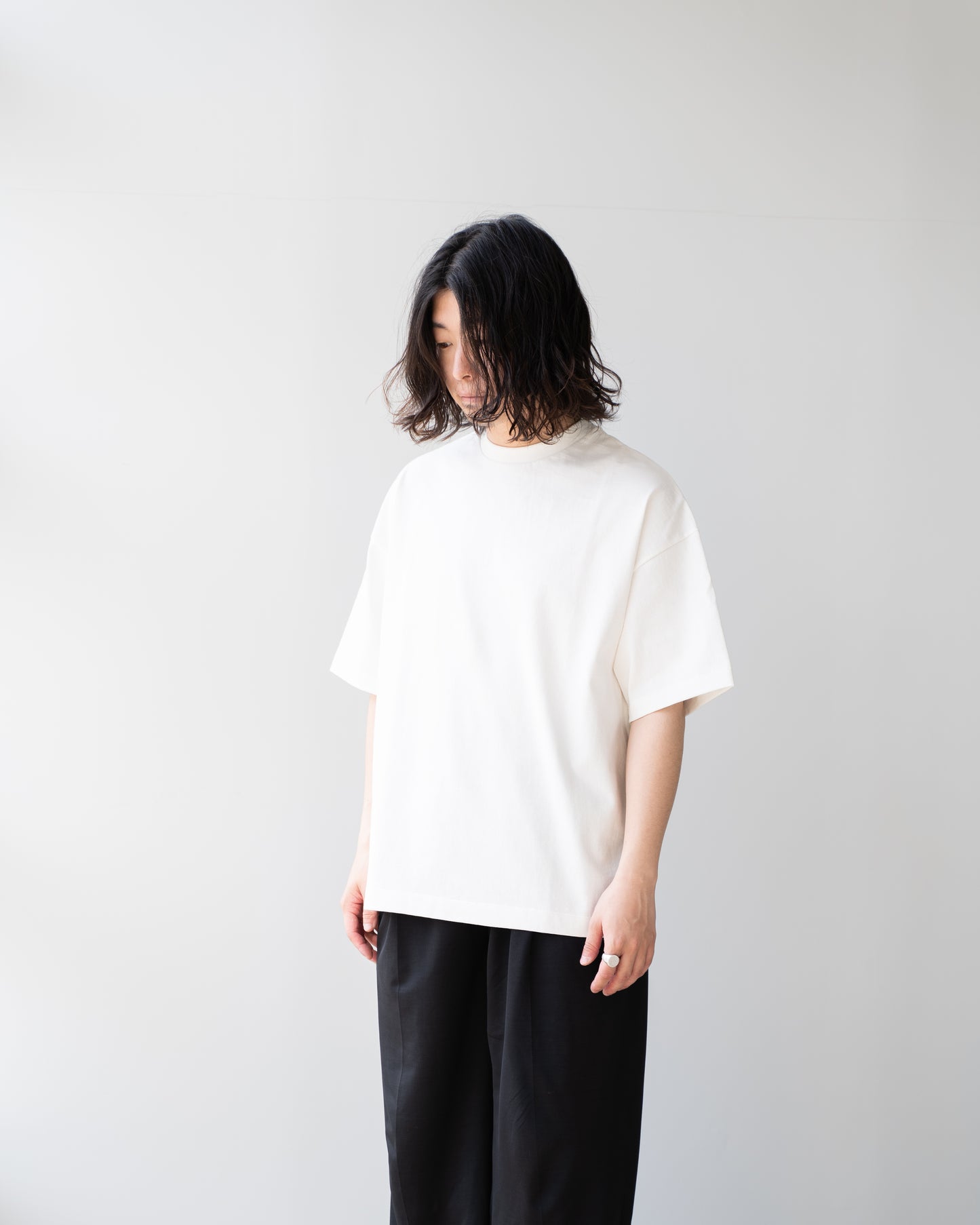 22G AIR SPINNING TEE - WHITE