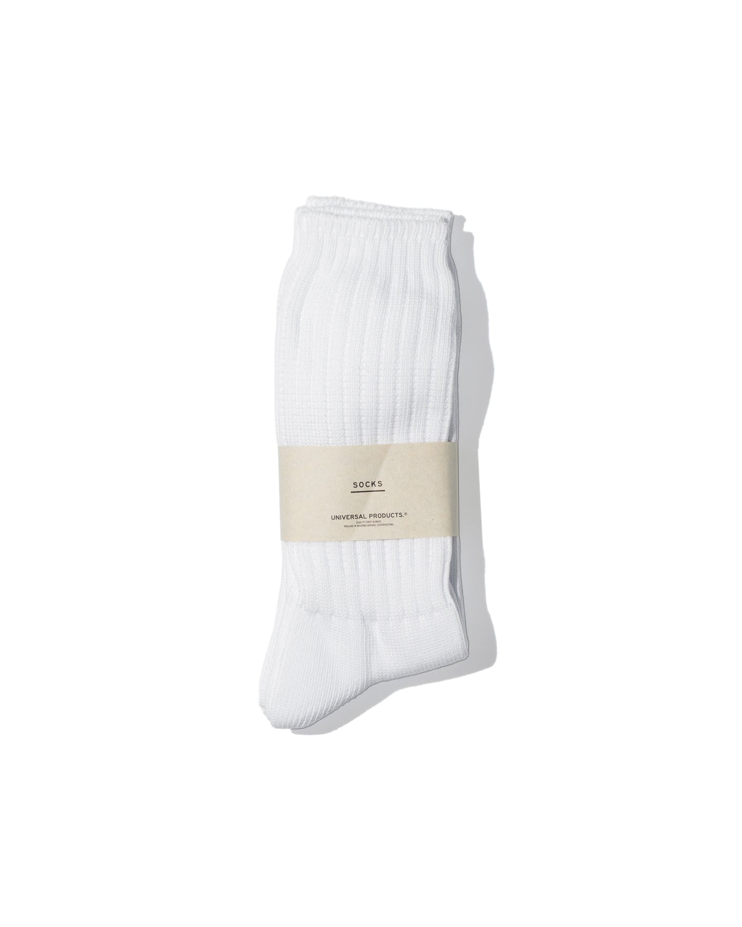 2P LONG SOCKS - WHITE
