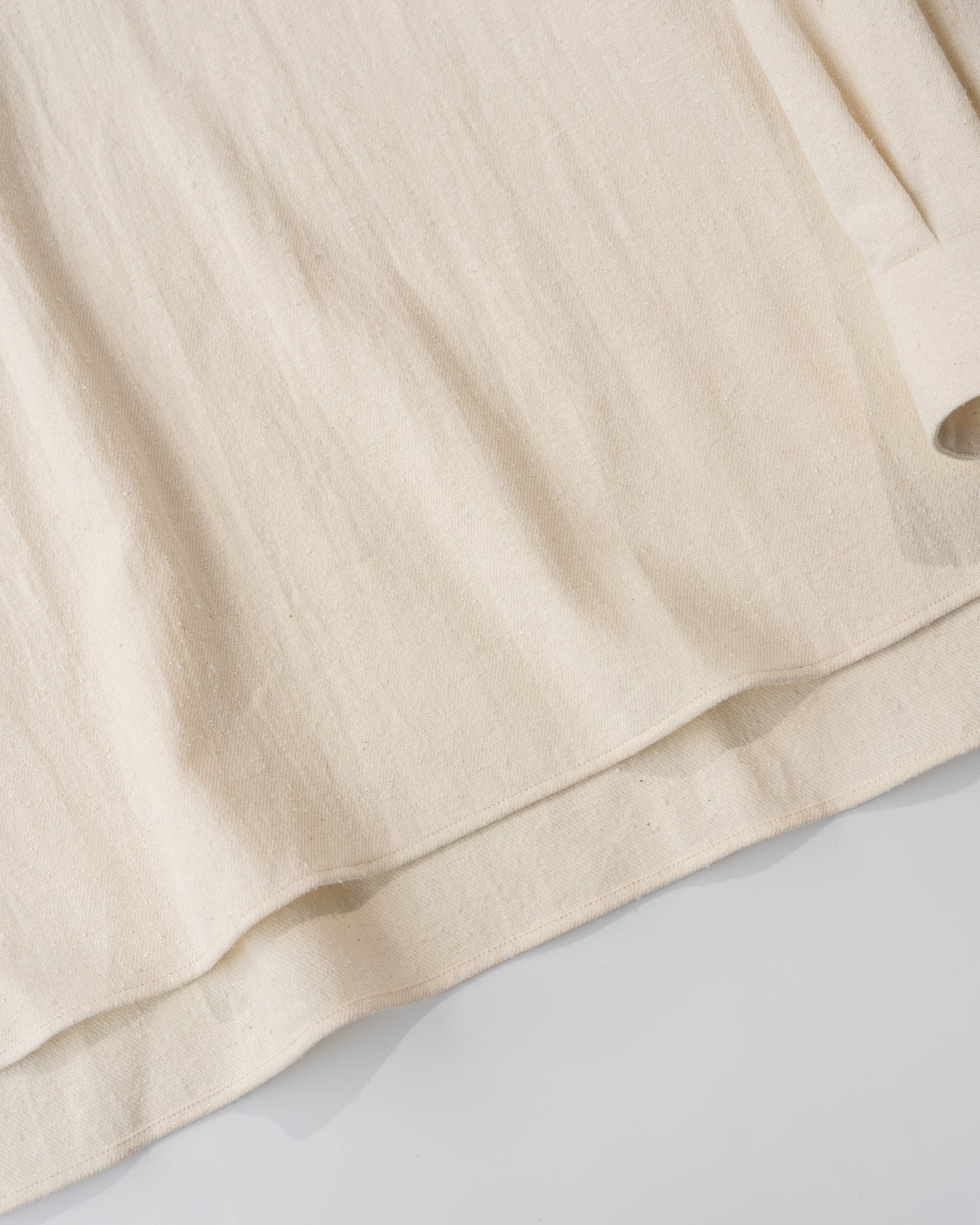 SILK COTTON SKIPPER SHIRTS - WHITE