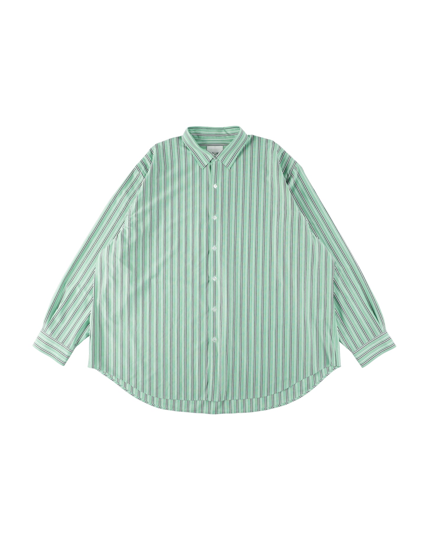 46G ATMOSPHERE STRIPE L/S SHIRT - GREEN