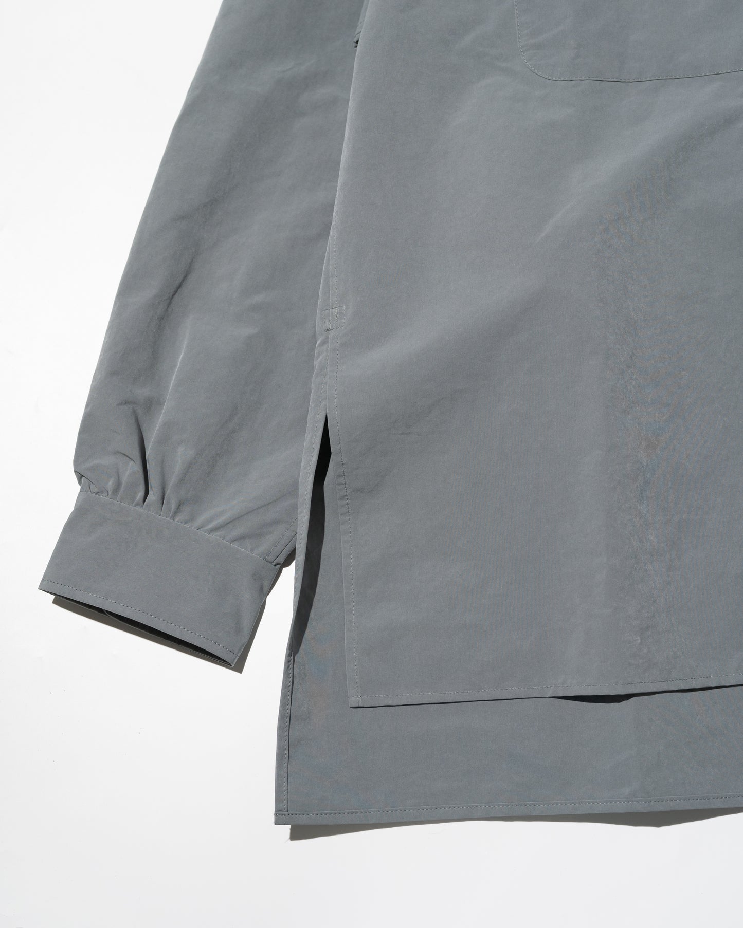 OVER SIZE PULL OVER SHIRTS - SAGE