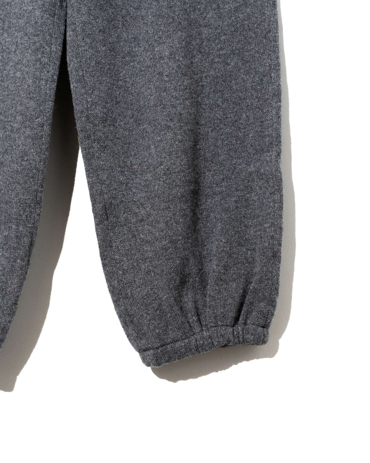KNIT SWEAT PANTS - CHARCOAL