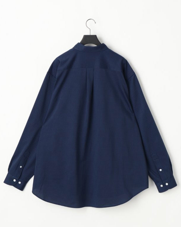 36G ATMOSPHERE CHECK SHIRT - NAVY