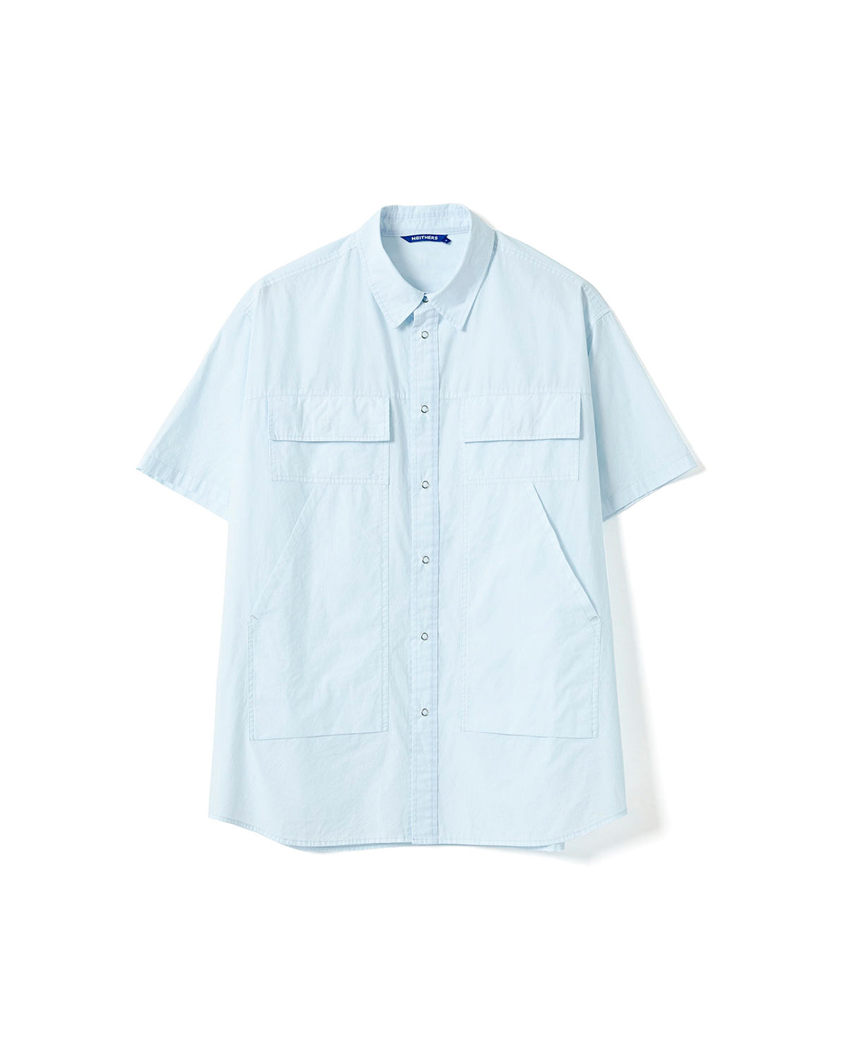 PIONEER S/S MULTI POCKETS SHIRT - SKY BLUE