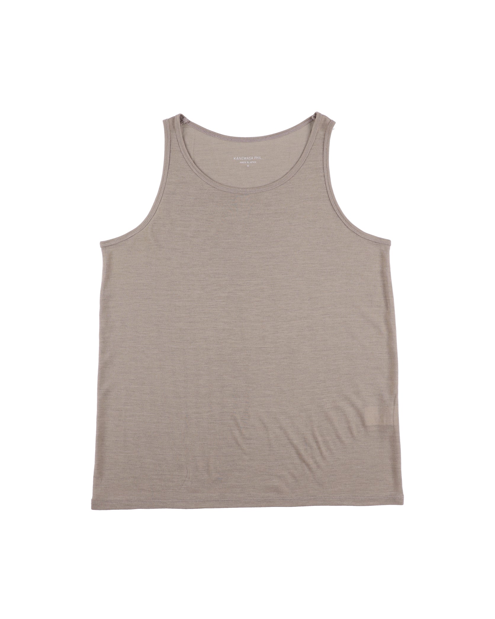 KANEMASA PHIL. 18G WOOL PACK TANK BEIGE | HAKU公式通販