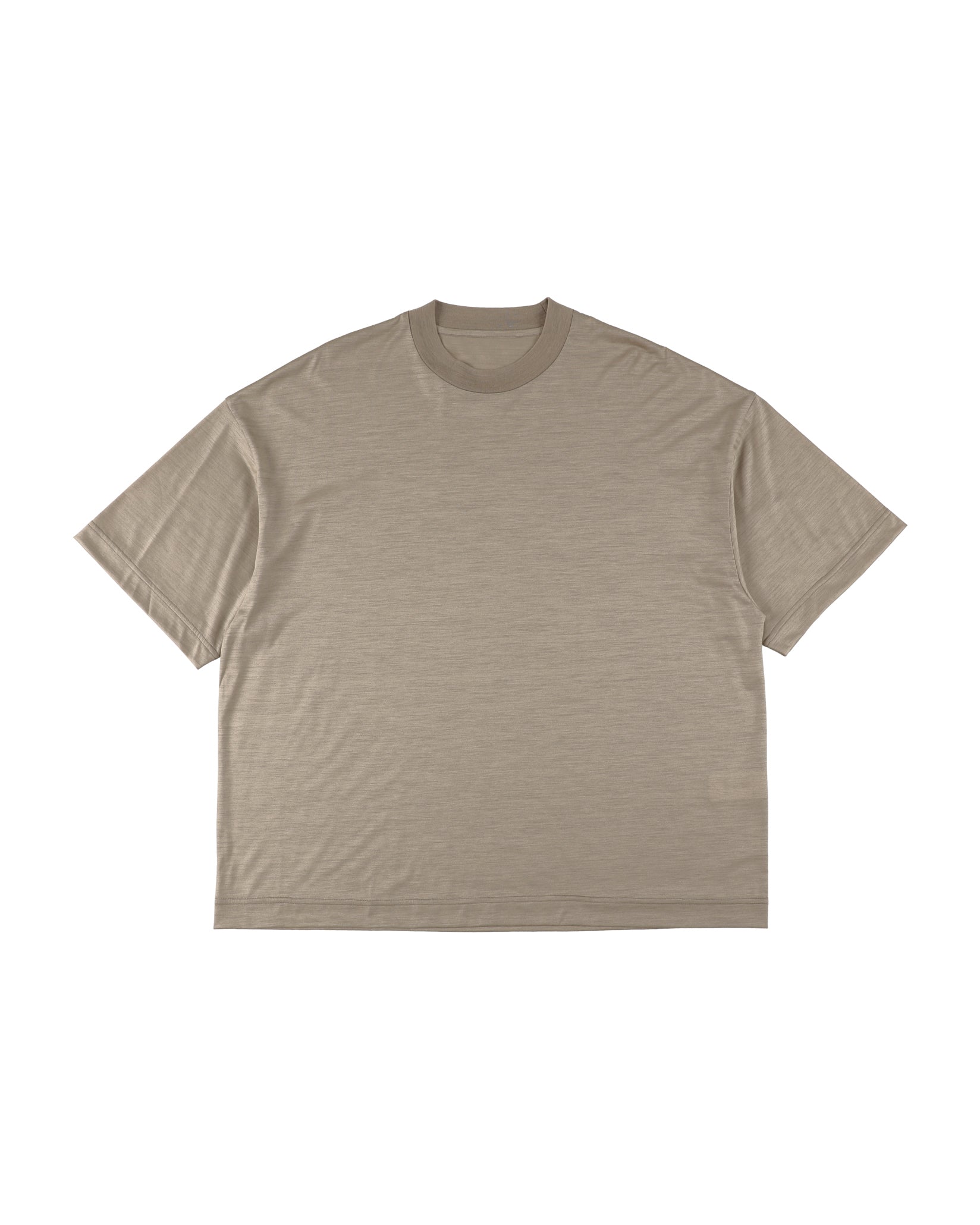 KANEMASA PHIL. (カネマサフィル) 36G WOOL SS TEE BEIGE | HAKU公式通販