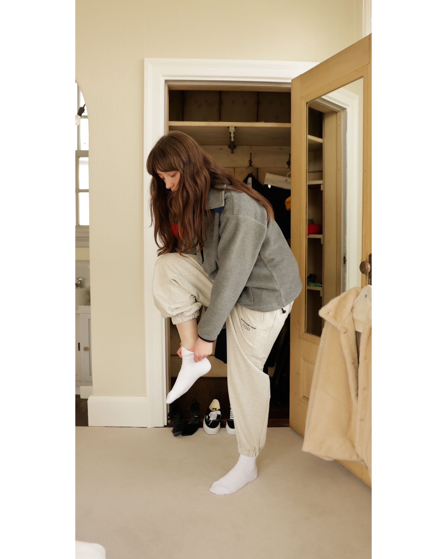EASY FLOW PANTS - OATMEAL