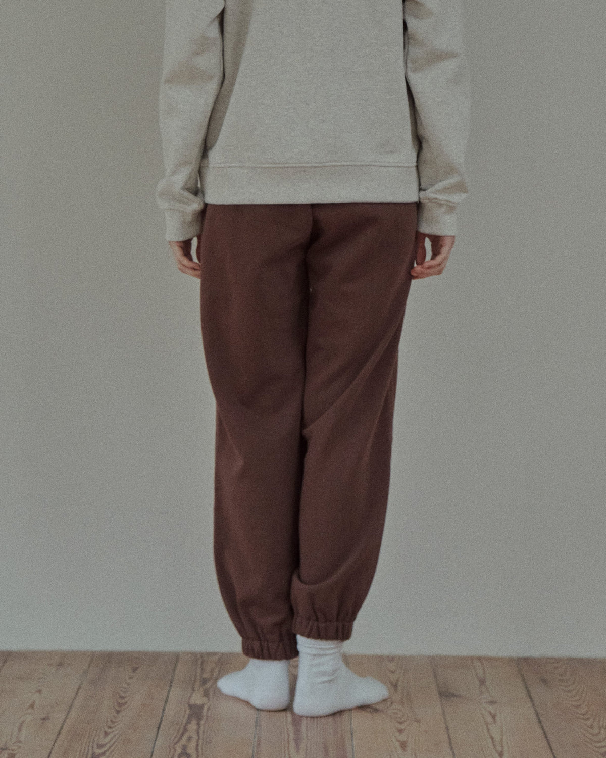 SQUARE LOGO SWEAT PANTS - NAVY