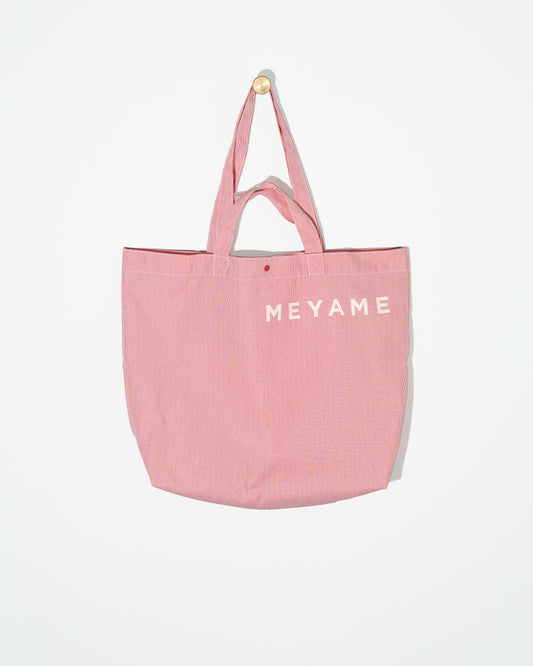 STRIPE LOGO TOTE BAG - RED