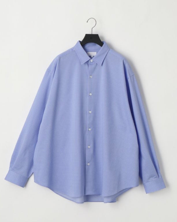 36G ATMOSPHERE CHECK SHIRT - PURPLE