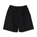 36G NYLON TUCK EASY SHORTS - BLACK DYE