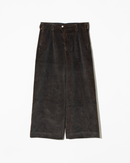 SIDE SEAMLESS STRAIGHT PANTS - CHARCOAL