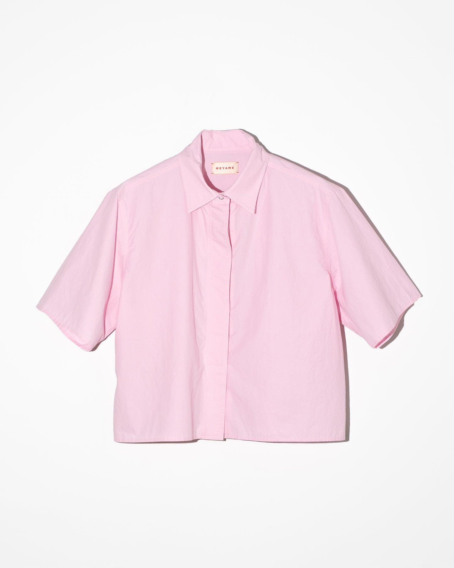 FRY FRONT HALF SLEEVE SHIRTS - PINK