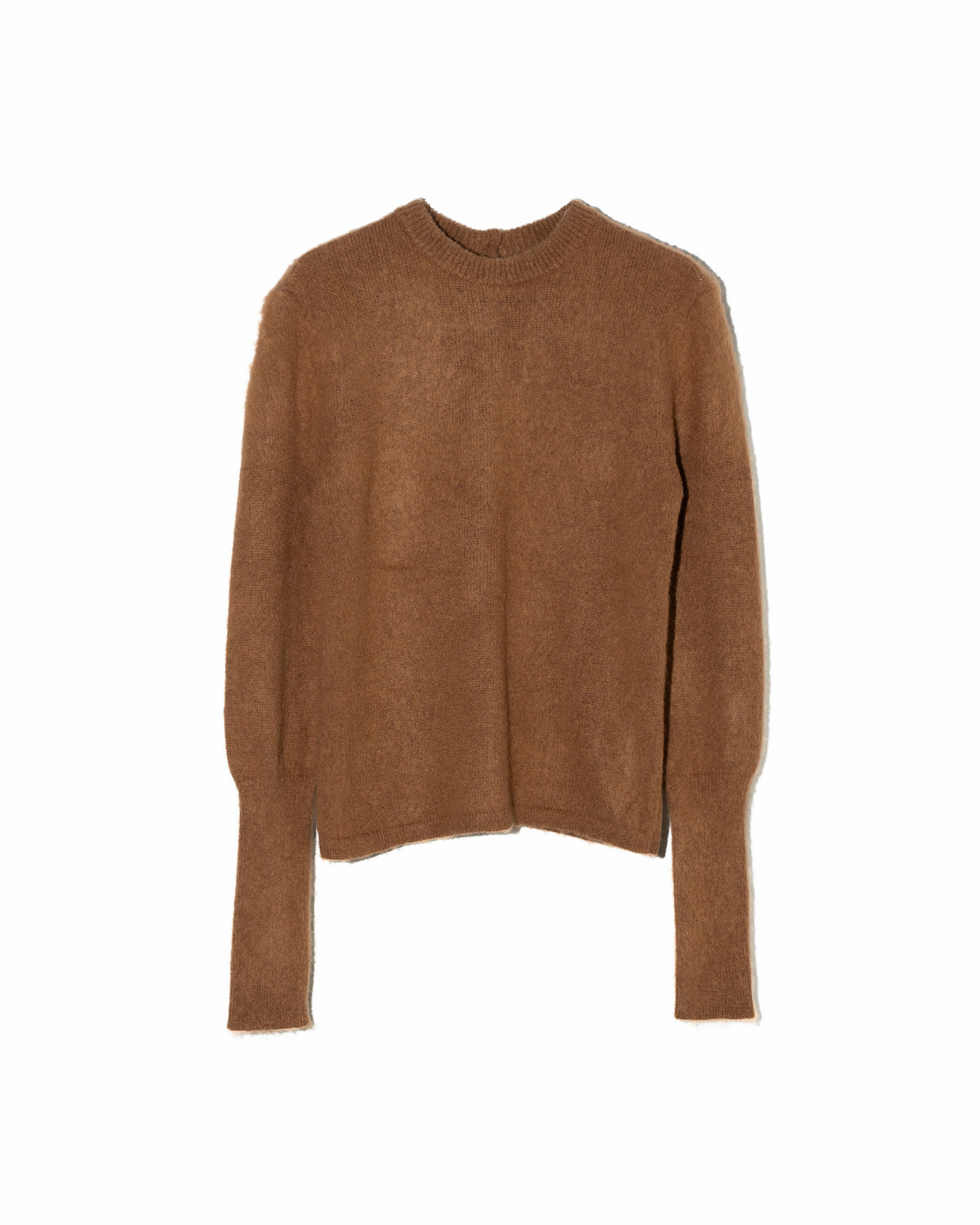 FLUFFY PULLOVER / CARDIGAN - BROWN