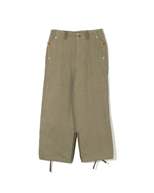 SULFER CANVAS NIDOM PANTS - OLIVE