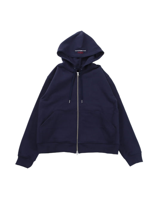 DUAL ZIP HOODIE - NAVY