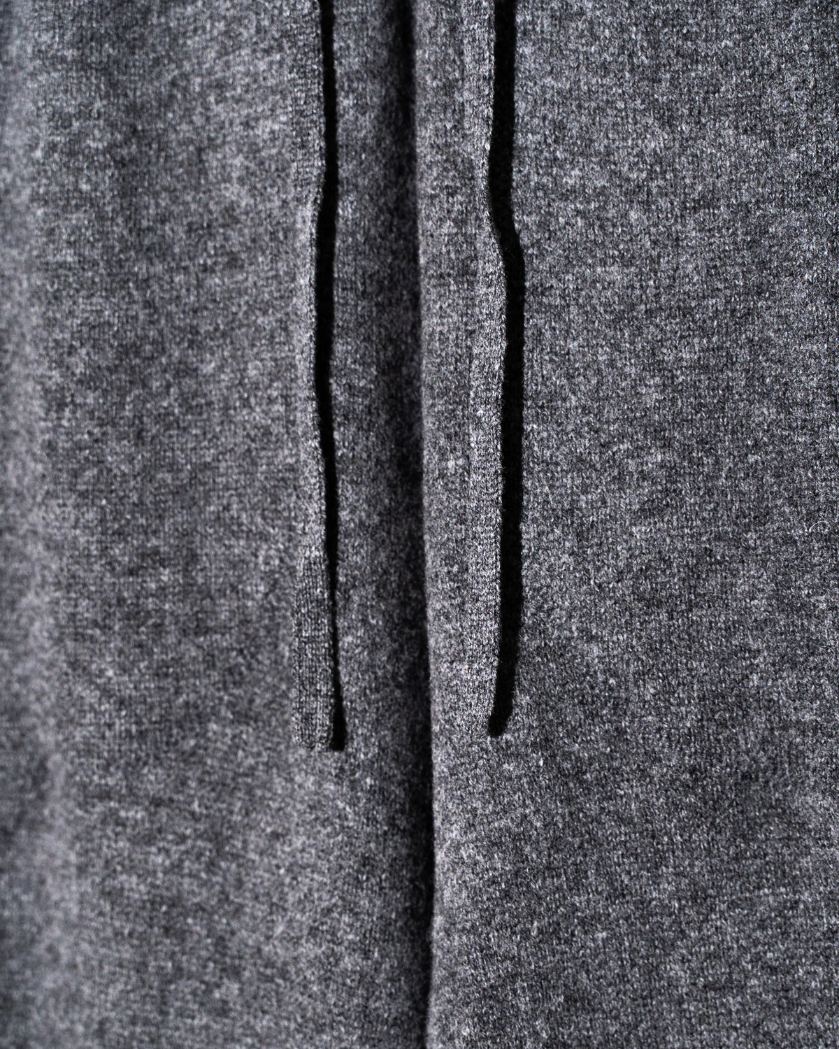 KNIT SWEAT PANTS - CHARCOAL