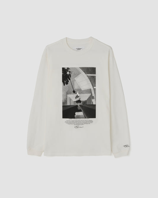 JAI TANJU A FRENCH MAN AT THE BRICK L/S T-SHIRT - WHITE