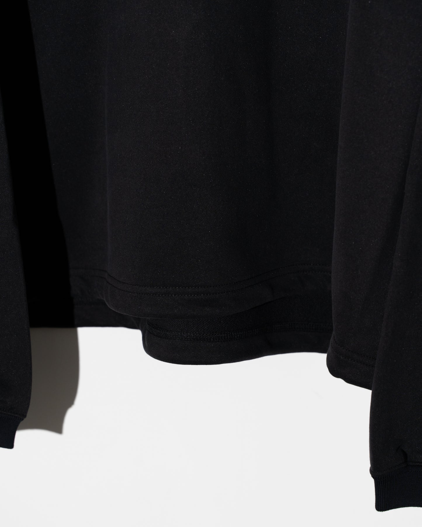 28G CUPRO RAGLAN PULLOVER - BLACK