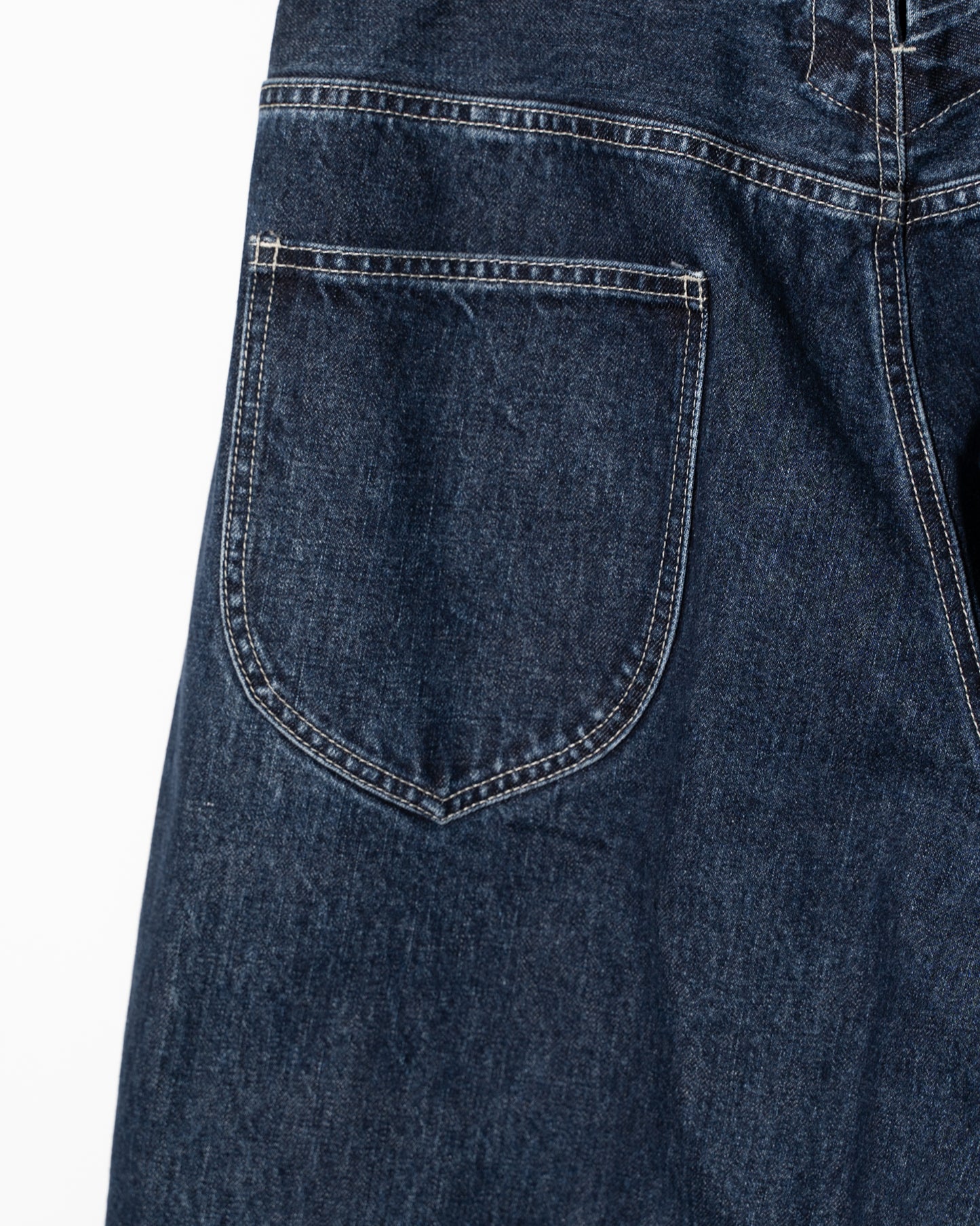 TWO-TONE DENIM BACK ADJUST PT - SAX BLUE