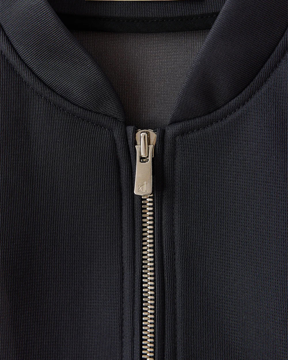 DOUBLE-KNIT JACKET - CHARCOAL